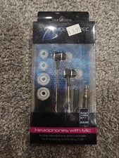MobileSpec Earbuds Wired Aux Black And White