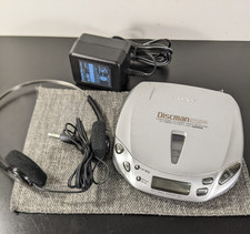 Sony Discman ESP2 D-E455 Portable CD Player w/ Rechargable Battery and AC Power