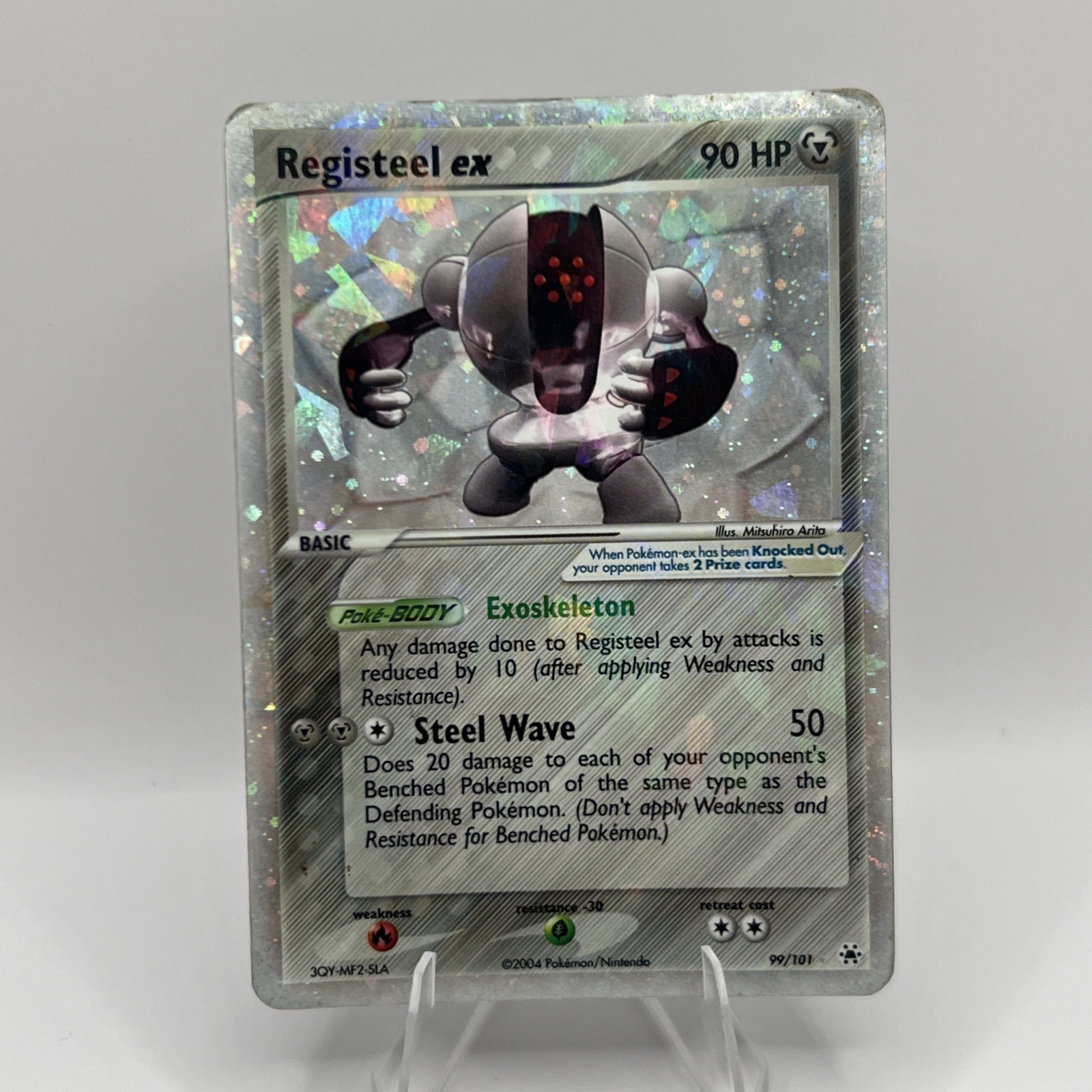 Registeel ex 99/101 Hidden Legends Holo Rare Pokemon TCG Nintendo vintage MP