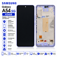 Samsung Galaxy A54 5G A546B Original Display Touchscreen Rahmen Violett