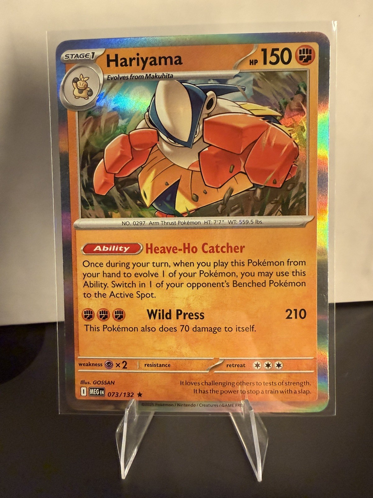 Hariyama 2025 Mega Evolution #073/132 Holo Price Guide - Sports