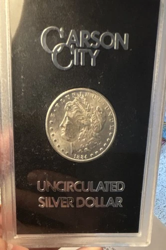 1884 Carson City Morgan Silver Dollar Uncirculated $1 Coin