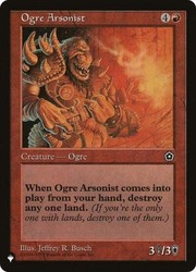 Ogre Arsonist - The List (PLST) P02-110