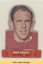 1968 Topps Stand-Ups John Brodie READ 3d5