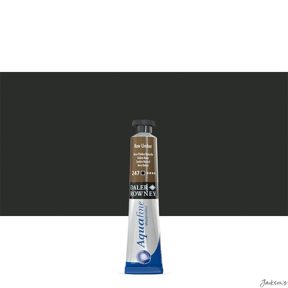 Daler-Rowney Aquafine Watercolour Paint Tube 8ml Raw Umber For Artists