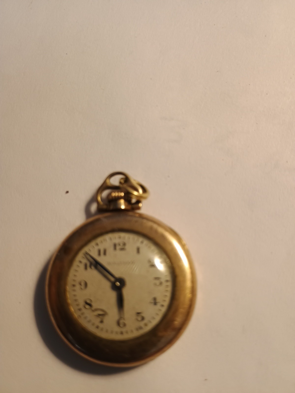 Vintage Waltham Petite Pocket Watch Movement Needs Restoration.
