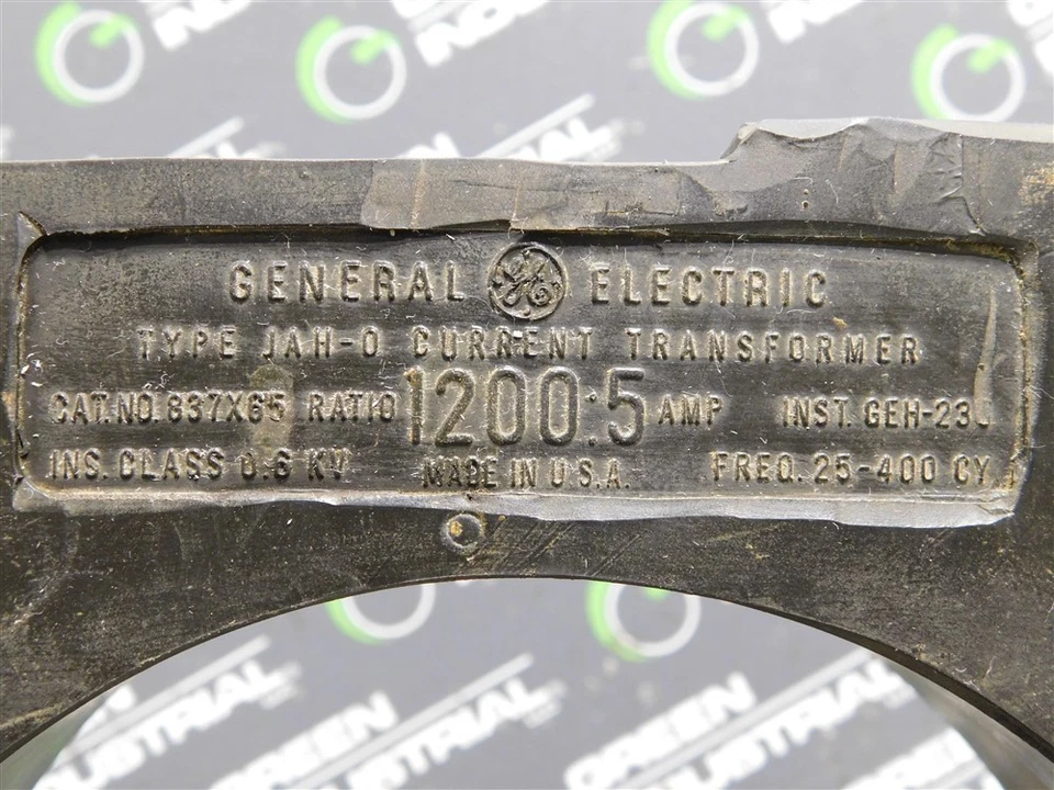 USED General Electric 837X65 Current Transformer Type JAH-0 Ratio 1200:5A - Image 3 of 3