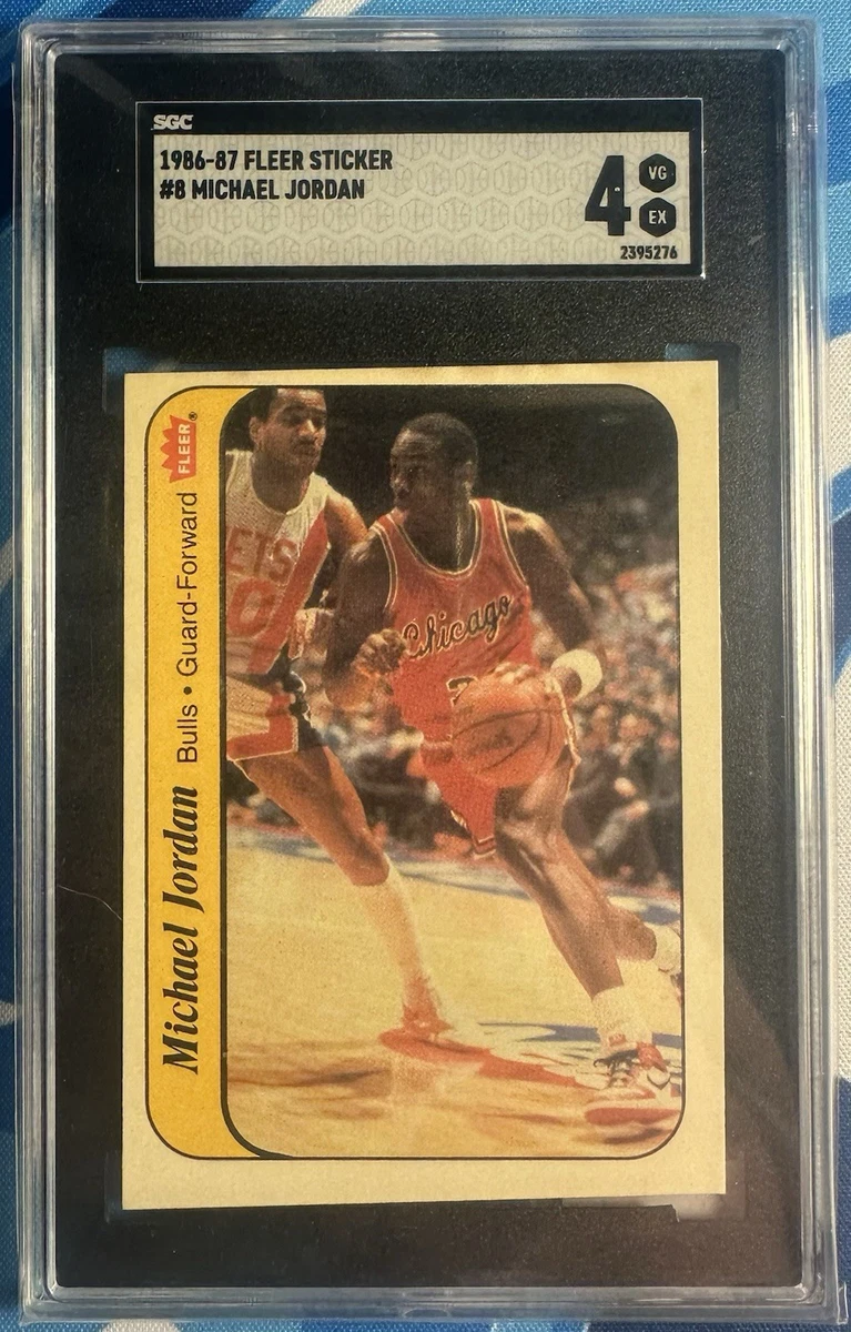 激レア 1986 FLEER MICHAEL JORDAN RC #8 貴重 激レア 1986 FLEER MICHAEL JORDAN RC #8 貴重 1986 86 Fleer Michael