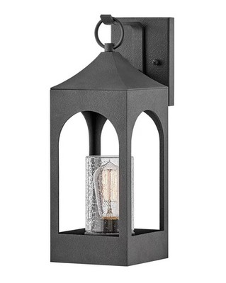 Distressed Zinc LED Wall Mount from the Amina Collection