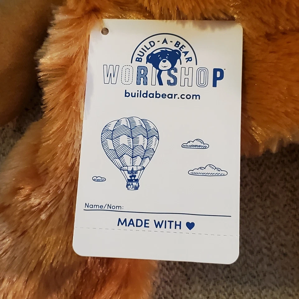 Build a Bear Workshop Jackalope Bunny with Antlers UNSTUFFED Cryptid Plush NEW - Image 3 of 4