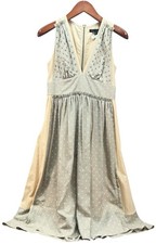 Marc Jacobs by Marc Jacobs Polka Dot Silk Dress With Crystal Accents Size 4