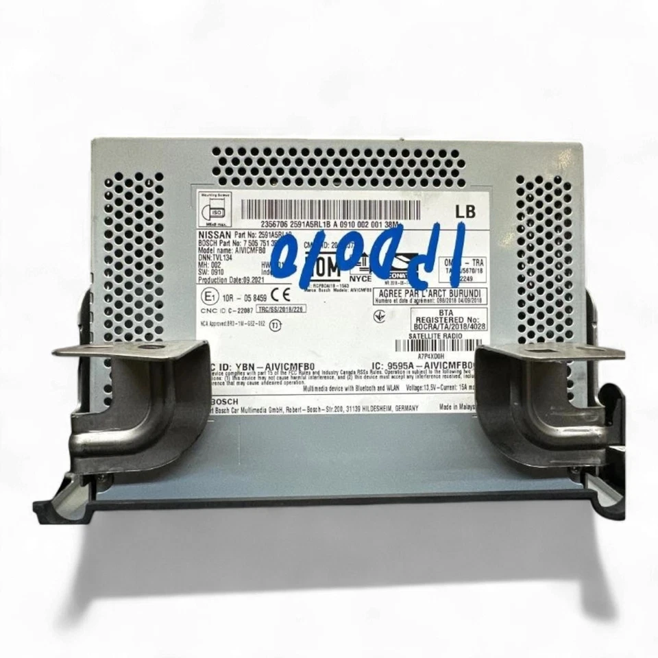 Nissan Versa 2020-2021 receptor estéreo de radio de audio pantalla táctil de 7" OEM Foto 2 de 4