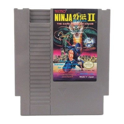 NES Ninja Gaiden 2 II: The Dark Sword Of Chaos TESTED WORKS
