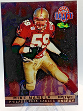 1995 Classic Games NFL Draft Mike Mamula #IE12 Instant Energy