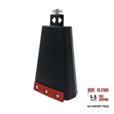 Percussion Cowbell Instrument, Metal 8.8inch Cow Bell with Plastic Reduce