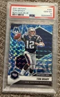 2021 Panini Mosaic Tom Brady Superbowl MVP Blue Reactive Prizm PSA 10