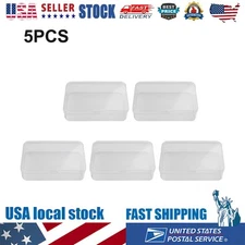 5PCS PP Plastic Box Jewelry Packaging Component Receiving Box ID Card