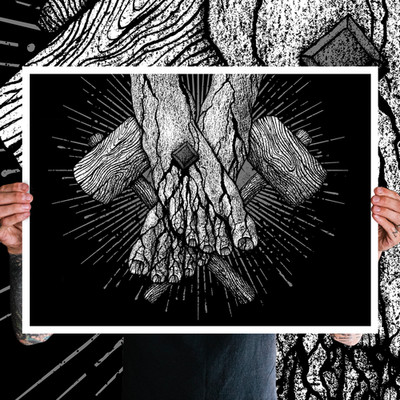 Dylan Garrett Smith ''Crucifixion'' Giclee Print