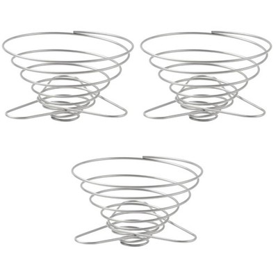 3 Pcs Slow Drip Coffee Filter Stainless Funnel for Metal Dripper Stand