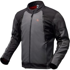 Modeka Veste Textil Pour Hommes 3XL - Muva - Membrane In&Out Gris Foncé