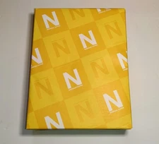 Neenah Paper Astrobrights Colored Card Stock 65 lb. 8-1/2 x 11 Solar Yellow 250