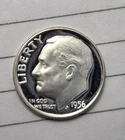1956 Proof Cameo Roosevelt Silver Dime (D 10)