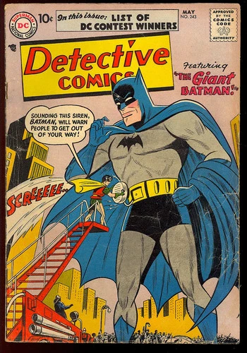 Detective Comics #243 Early Silver Age Batman Vintage DC Comic 1957 GD-VG