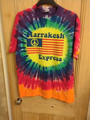 Marrakesh Express Batik T-Shirt Port & Company Größe Large P2P 21