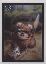 2022 Topps Chrome Star Wars Galaxy Refractor Wicket W Warrick #68 0xn5