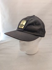 Adidas Originals Gold Spanish Trefoil Black Dad Hat Adjustable Strapback Cap