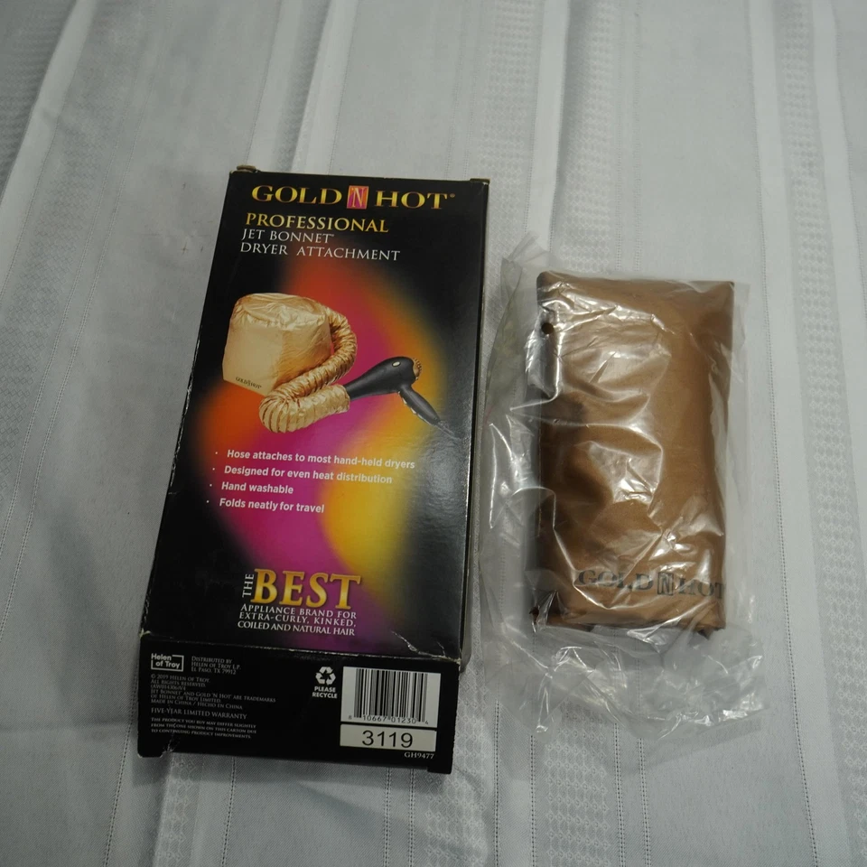 Manguera Gold N Hot Professional Jet Bonnet accesorio secador de pelo portátil 3119 Foto 2 de 4