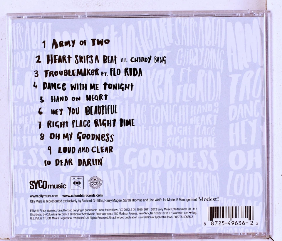 Olly Murs - Right Place Right Time (CD 2013) Foto 2 de 2