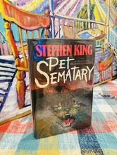 LIKE NEW!!! Stephen King Pet Sematary TRUE 1st Edition (Y38) $15.95 DOUBLEDAY