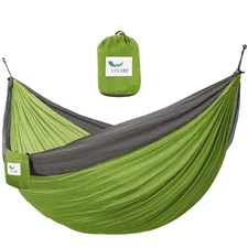 10 Ft Nylon Outdoor Camping Hammock - Lightweight Parachute Travel Swing NEW