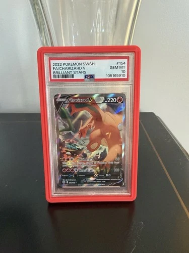 Pokemon 2022 Charizard V 154/172 Alt Art Brilliant Stars GEM MINT PSA 10