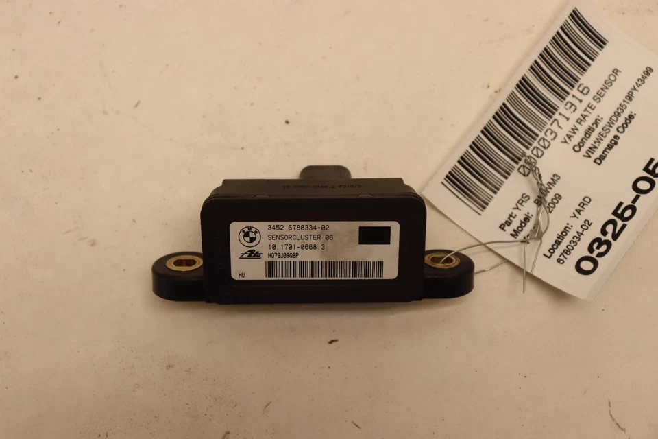 BMW M3 E92 E93 2008-2013 GUIÑADA VELOCIDAD ESTABILIDAD SENSOR MÓDULO OEM Foto 4 de 4