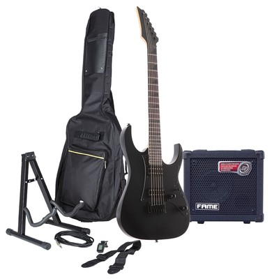 Ibanez Gio GRGR131EX-BKF + DC-15 - E-Gitarren Anfänger Set