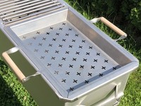 GemüSeschale FüR Mangal Aus Edelstahl – Praktischer Grillkorb / Grillschale
