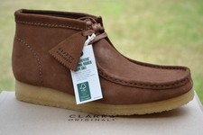 Clarks Originals Neu mit Karton Stiefel WALLABEE BOOT ICDT Cola Wildleder UK 10 / 44,5