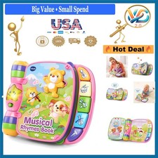 Pink Vtech Musical Rhymes Book for Toddlers Kids Infant Learning