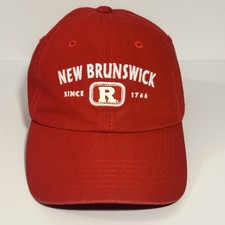 Rutgers University Hat Cap StrapBack Red Top Of The World Unisex PreOwned