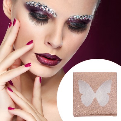  30 Pcs Cosmetic Sponges for Makeup Hollow Eyelash Box Tray Premium False Case