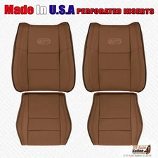 2011 -2020 For Jeep Grand Cherokee OVERLAND Driver Passenger Leather Cover Brown