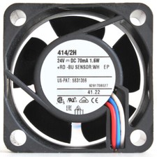 Cooling Fan For Ebmpapst 414/2H 40 40 28mm 24V 0.29A 6.9W