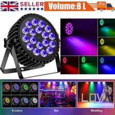 200W 18LED Stage Light RGBW Par Can Light DMX Metal for DJ Disco Party Show