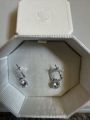 Swarovski Drop Earrings Silver 5636717 | eBay