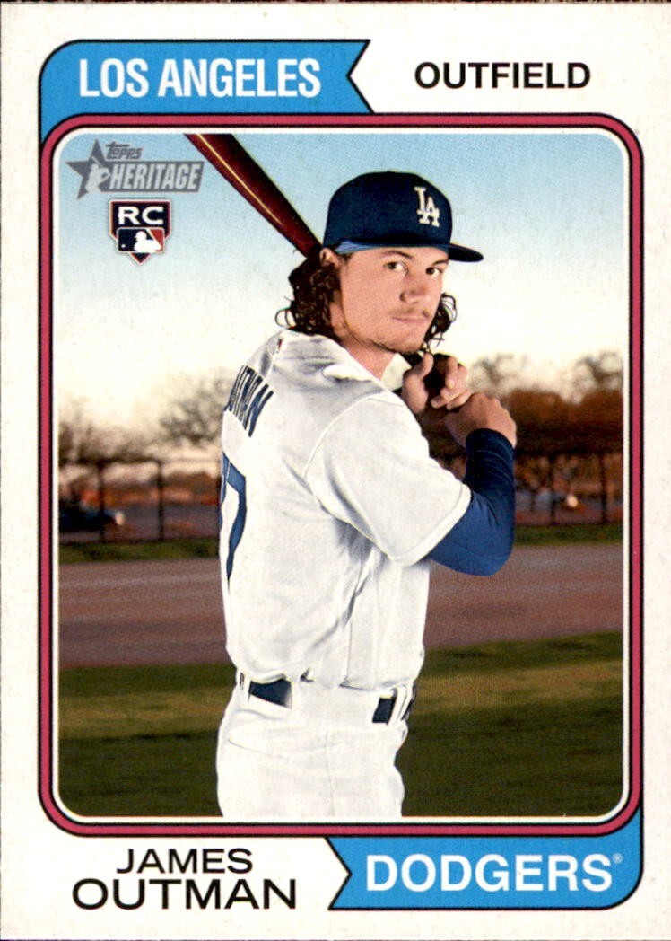 2023 Topps Heritage - James Outman #93 (RC)