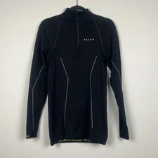 Falke SK CF SH LG 1/2 Zip Top / Black / SZ M
