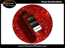 FLAME RED Metal Flake 2oz Medium - Hex 004, Automotive, plasti dip, HotRod