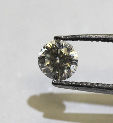 GIA loose certified .46ct SI2 J round brilliant diamond estate Natural - Picture 2 of 9